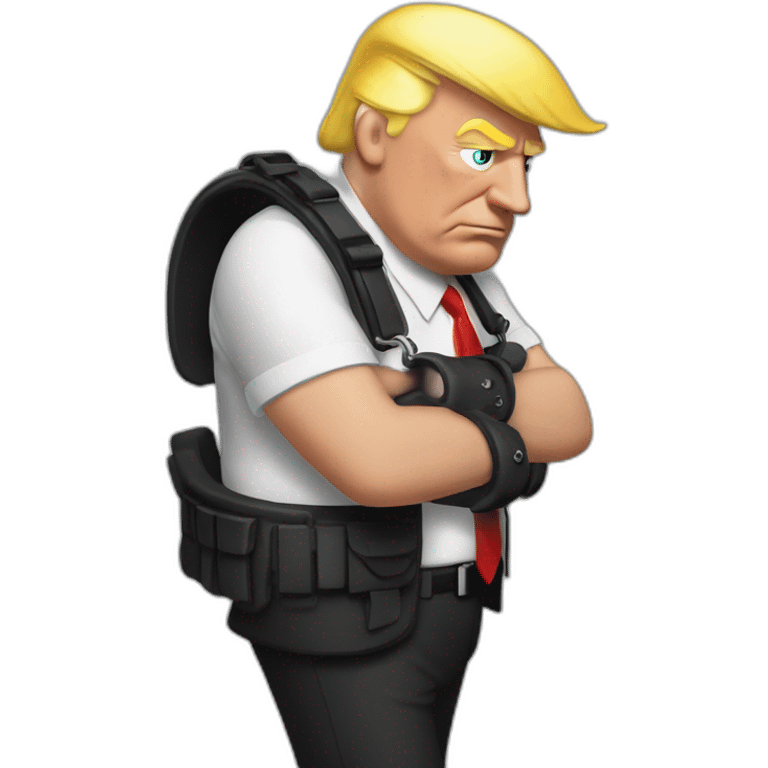 trump-in-handcuffs emoji