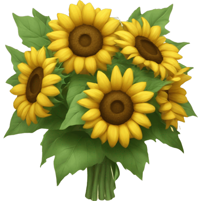 Bouquet of sunflowers emoji