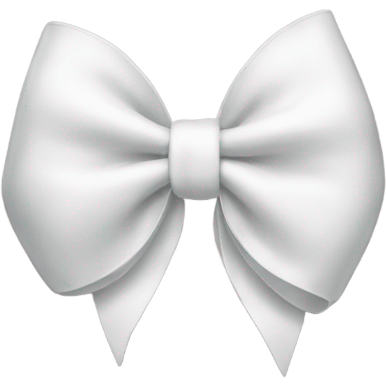 White bow  emoji