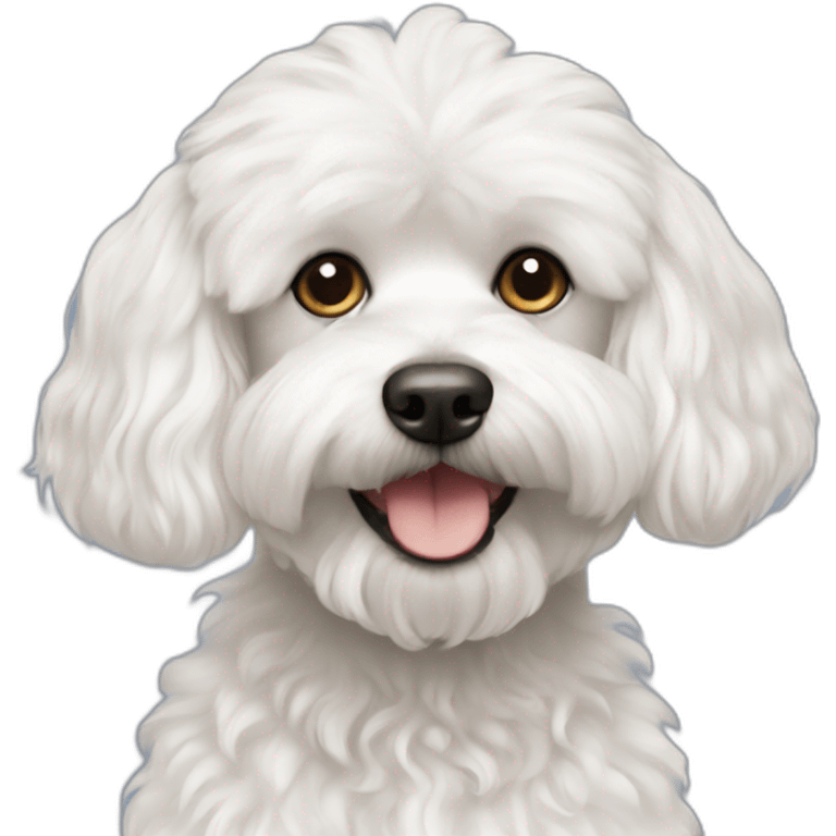 Dog, Maltese-poodle emoji