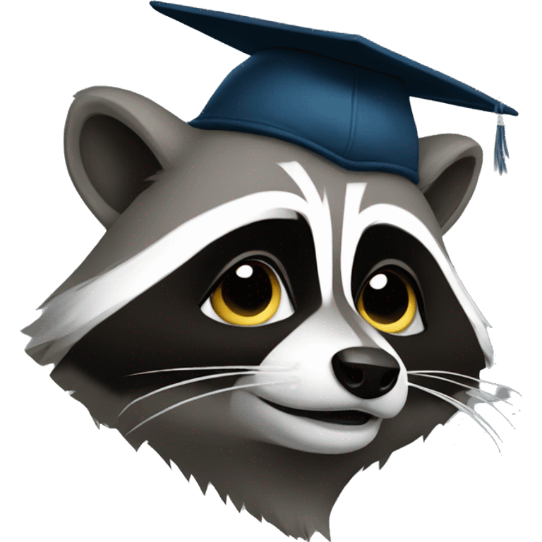 Academic Racoon emoji