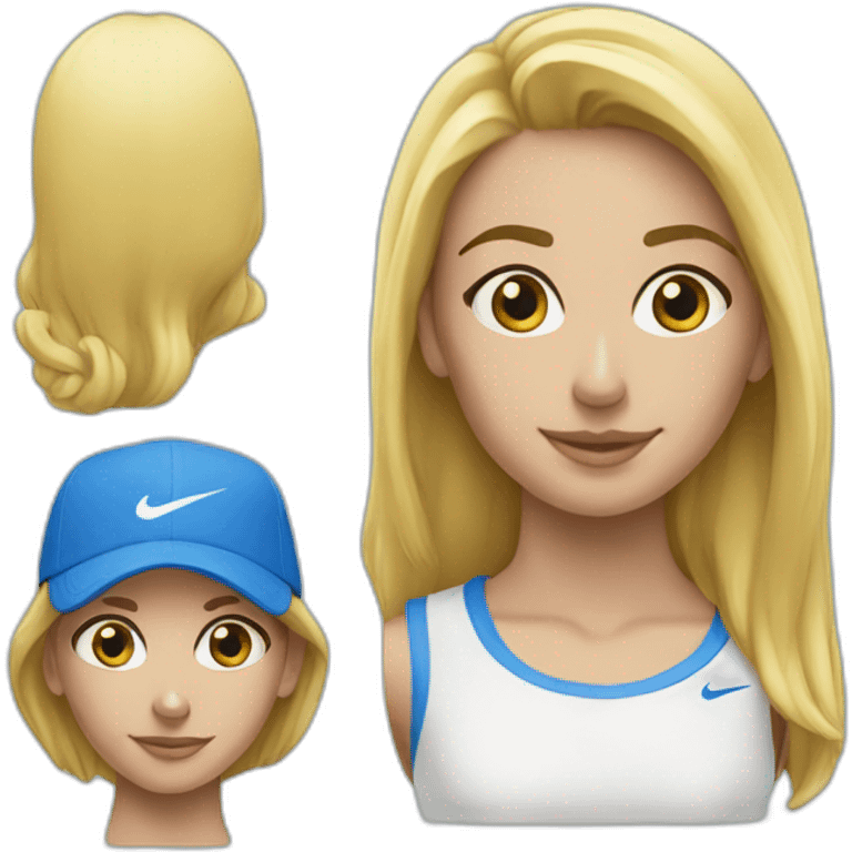 Nike bleu emoji