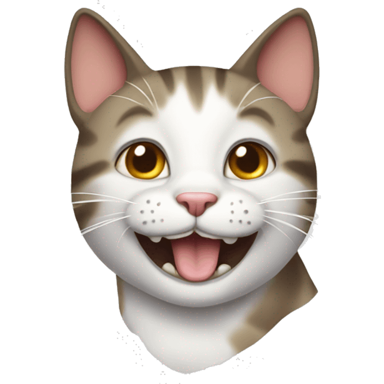 Happy cat emoji