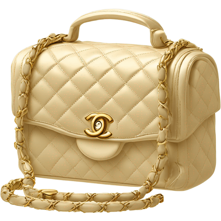 Chanel vanity bag emoji