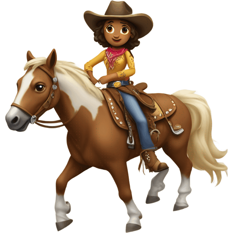 girl rodeo emoji