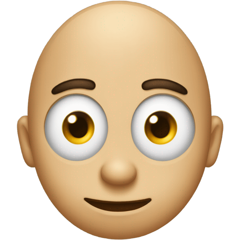 Egg head emoji