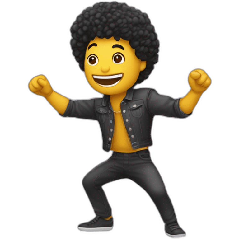 Thé rock qui danse la macaréna emoji