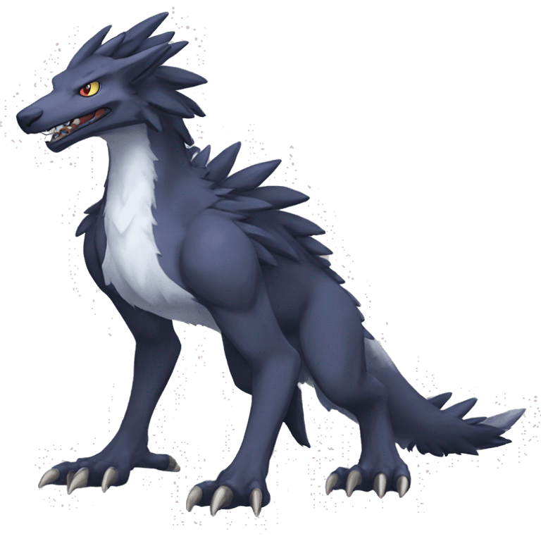  Nargacuga-Lombax-Sergal-Vernid-Fakemon full body emoji