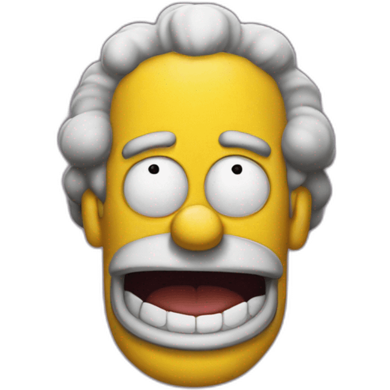 Homer clown emoji