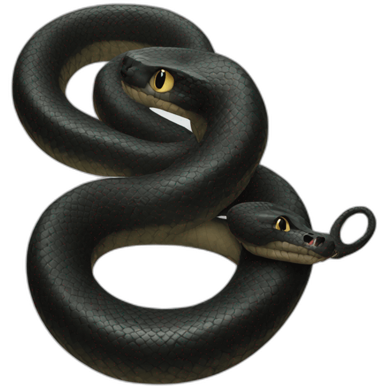 darkness snake emoji