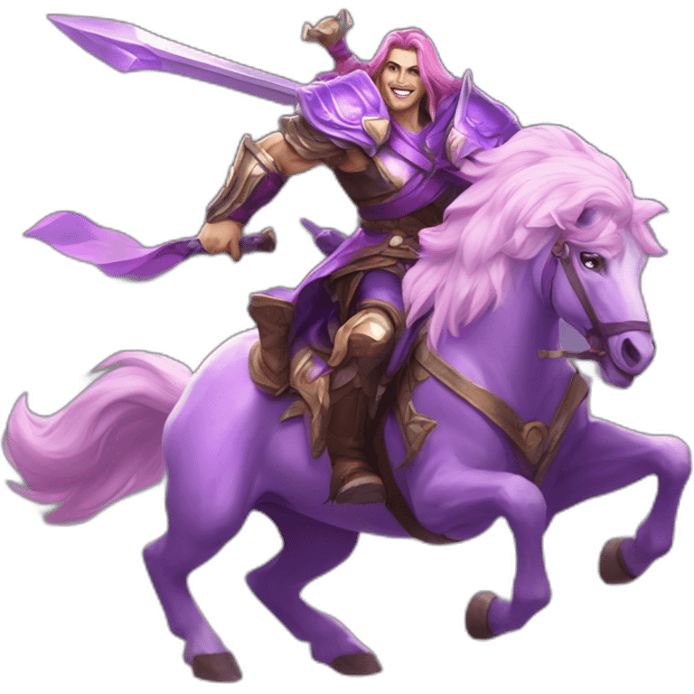 Taric riding anivias back league of legends emoji