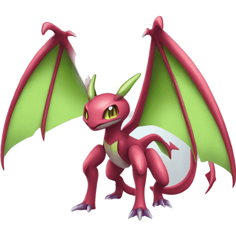 Full body shiny Genesect-Flygon emoji