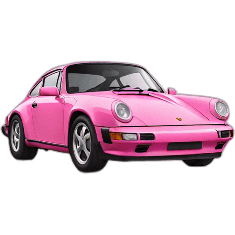 pink porsche emoji