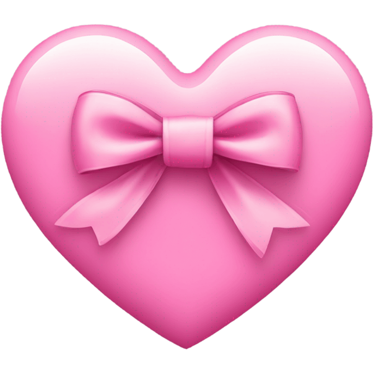 pink heart with bow emoji