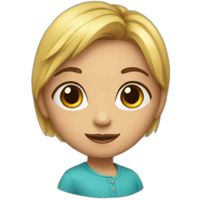 4 years girl emoji