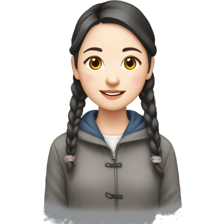 a girl live from Anhui China emoji