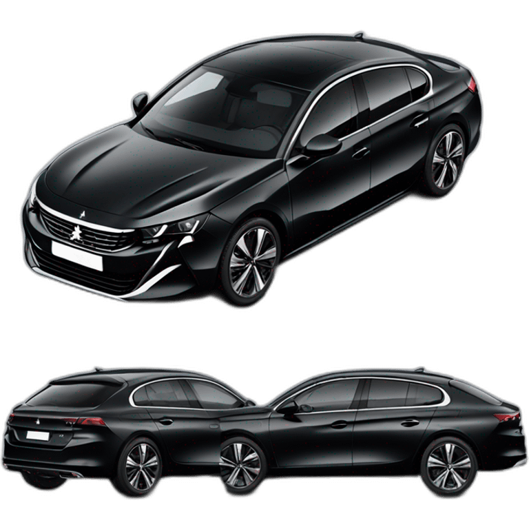 Peugeot 508 2018 black emoji