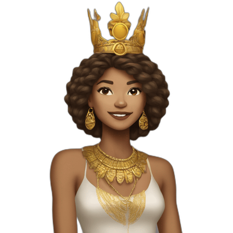 Zendaya as an african queen emoji