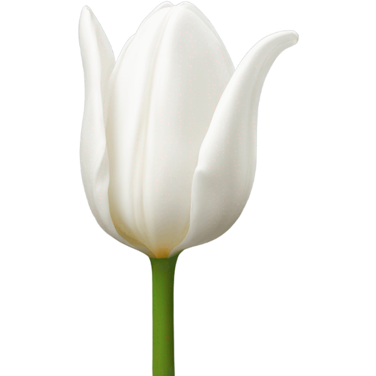 white tulip emoji