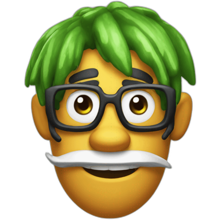 Splatoon with goofy look emoji