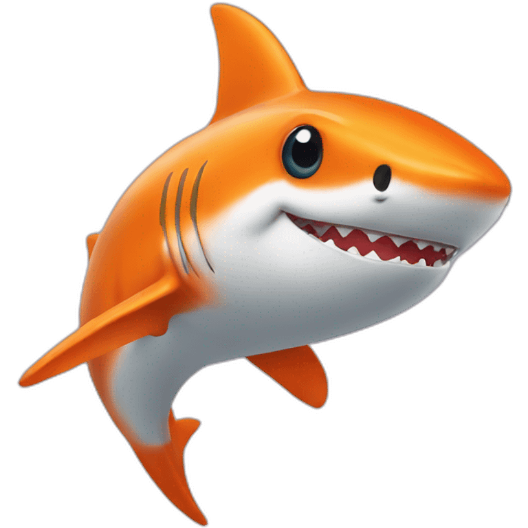 orange baby shark emoji