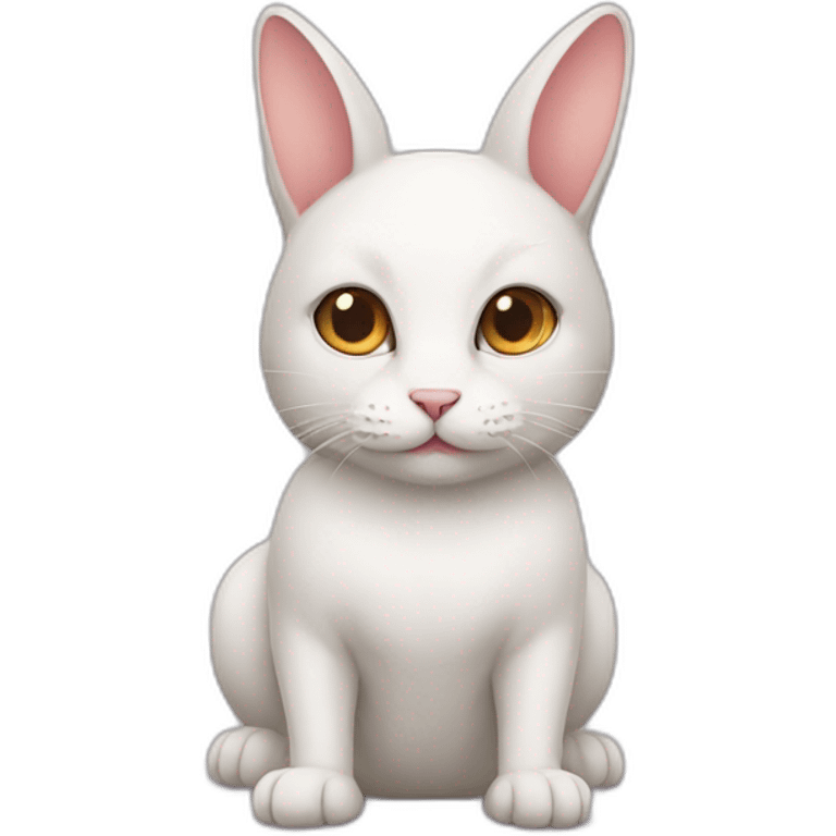 Rabbit-cat emoji