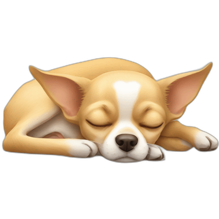 chihuahua sleeping emoji