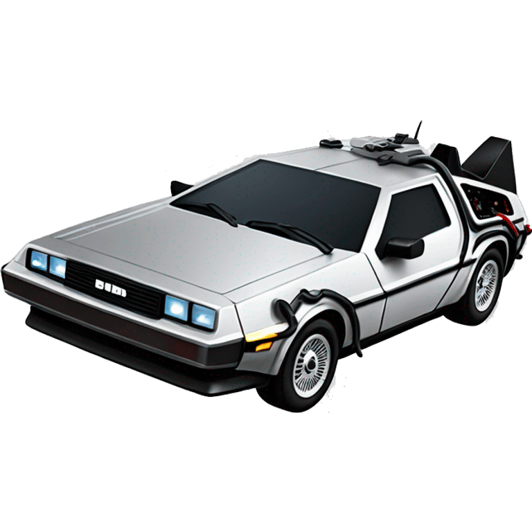 delorean animated emoji