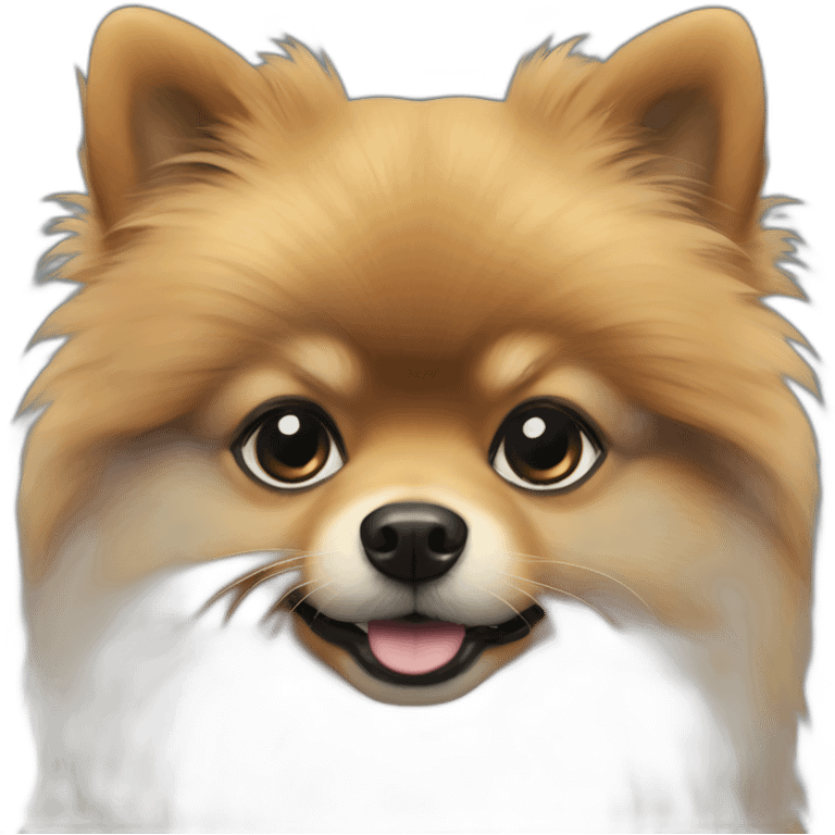 Black pomerania emoji