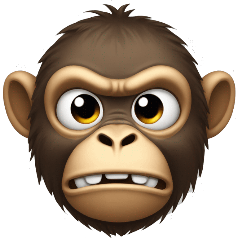 monkey angry emoji