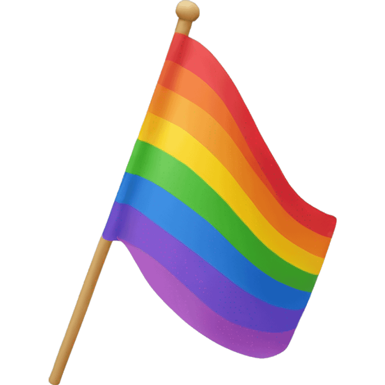 Drapeau gay emoji