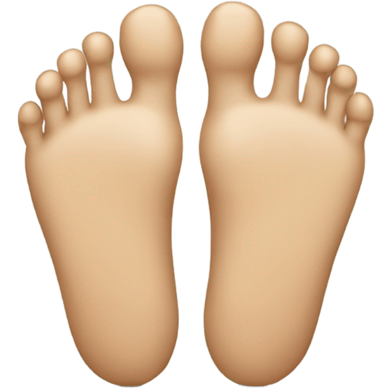 A foot with a strangely large big toe emoji