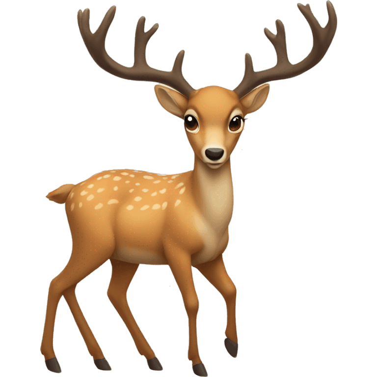 spike deer emoji