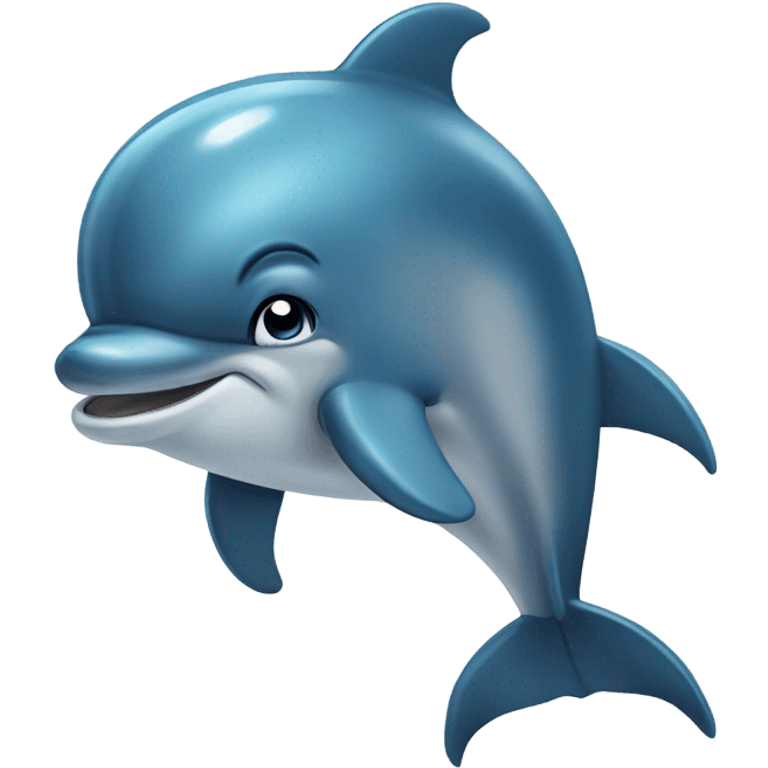 dolphin is crying sad emoji