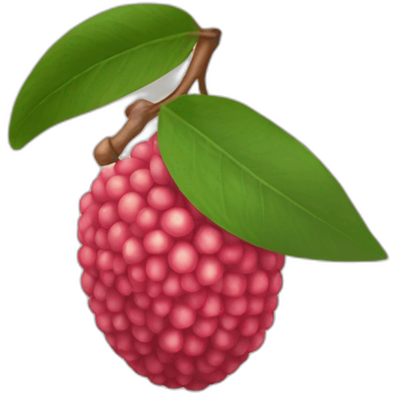 Lychee emoji