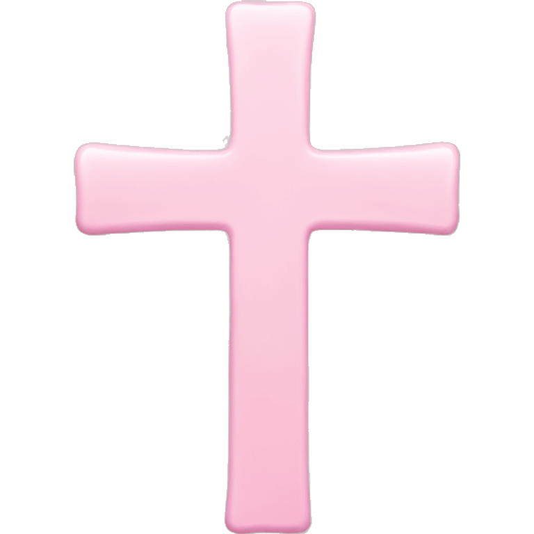 light pink cross emoji