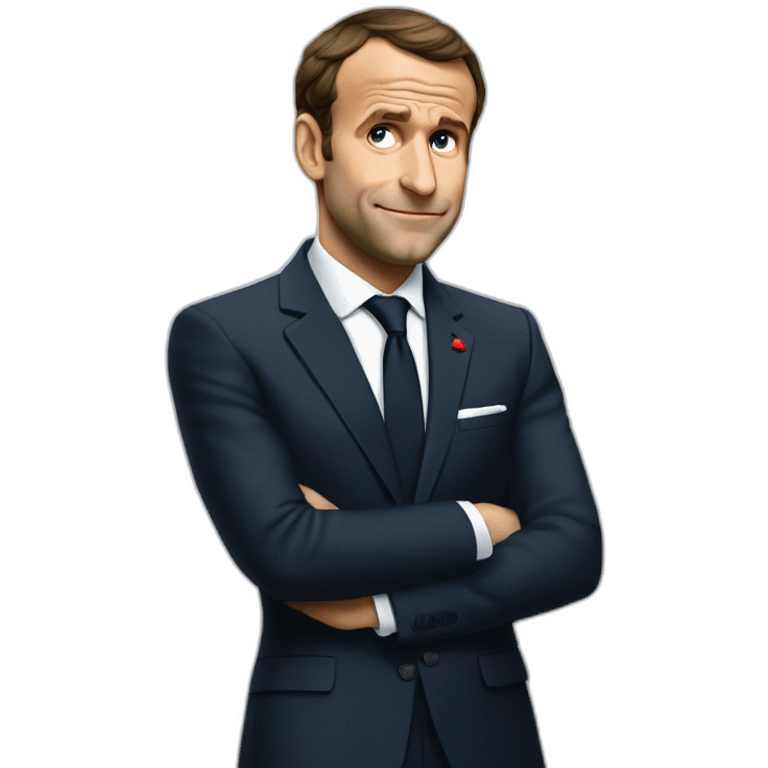 Macron qui vomit emoji