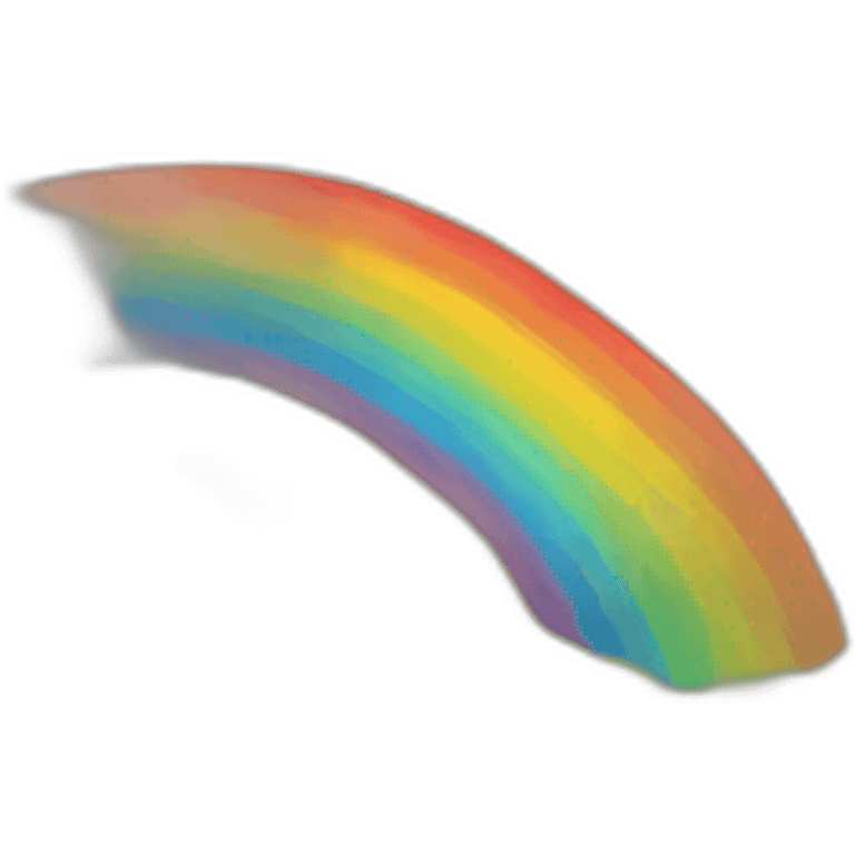 Rainbow hill emoji