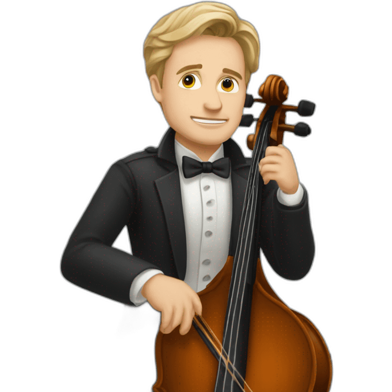 Anton Minenkov play cello emoji