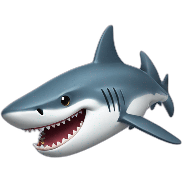 Claquettes requin emoji