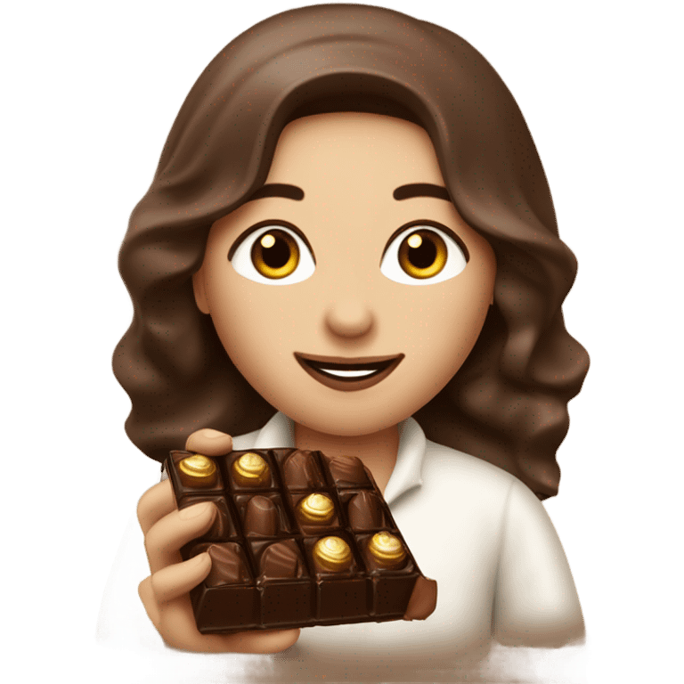 Fat Dubai eating dubai chocolate emoji