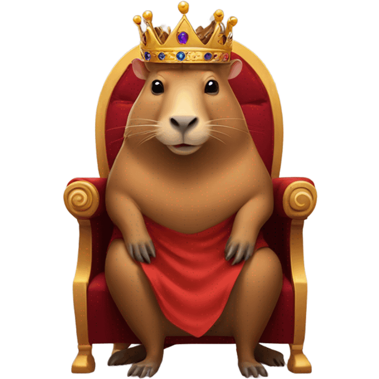 capybara king emoji