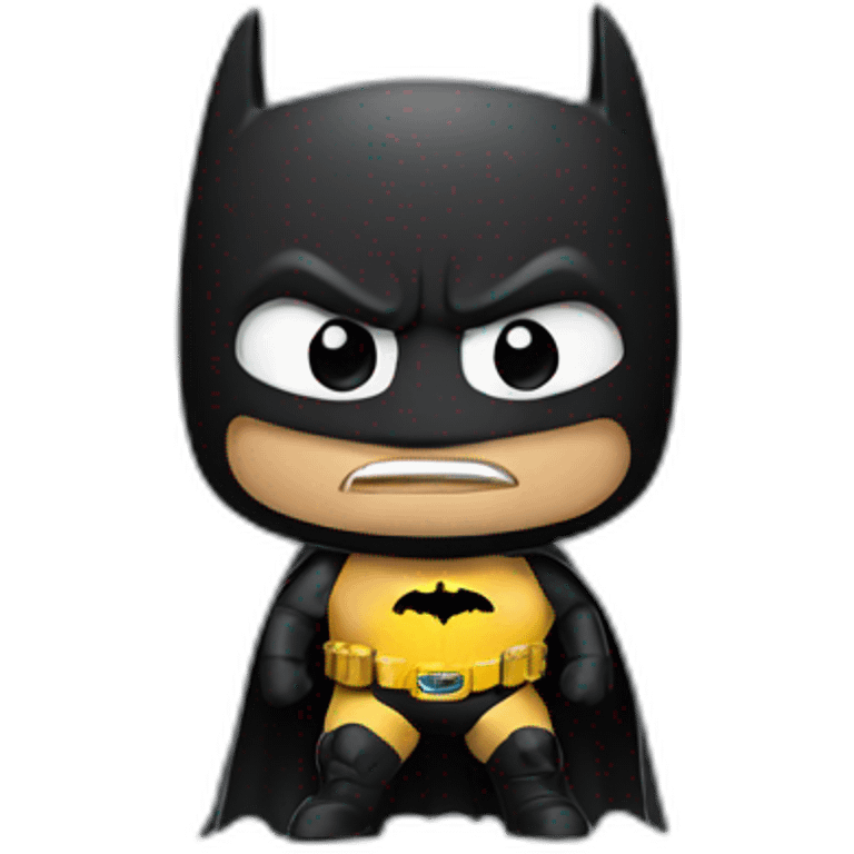 batman peeing emoji