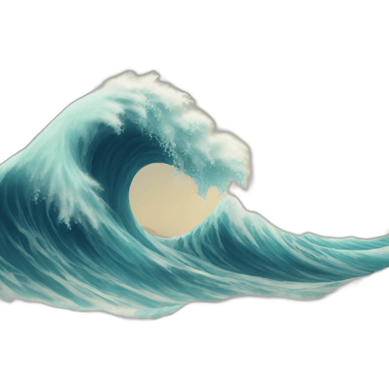 tsunami emoji