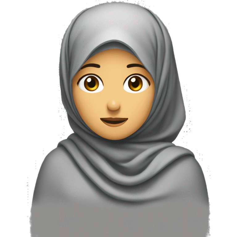 hijab girl shrugging their shoulders to indicate a lack of knowledge about a particular topic, or a lack of care about the result of a situation. ¯\_(ツ)_/¯ emoji