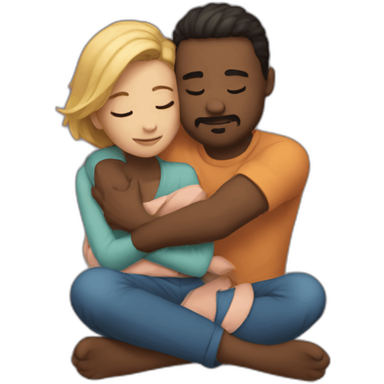 Cuddling emoji