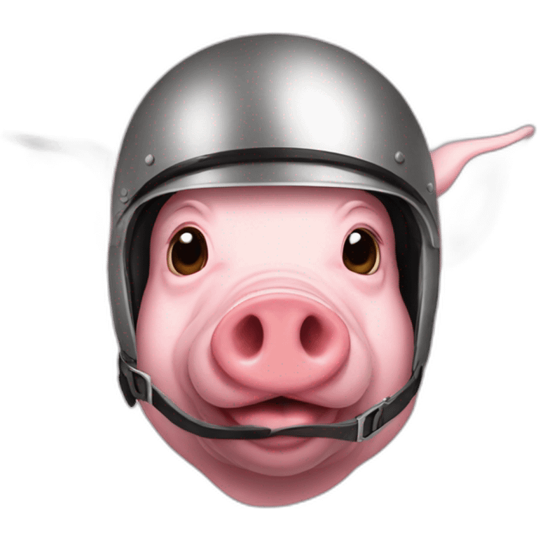 pig in helmet emoji