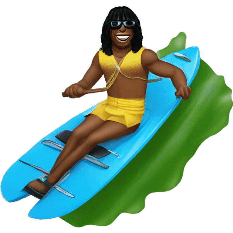 rick james on a waterskide emoji