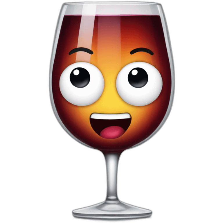 Wein im Glas emoji