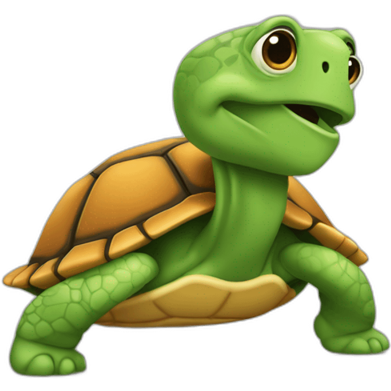 L’autre sur tortue emoji